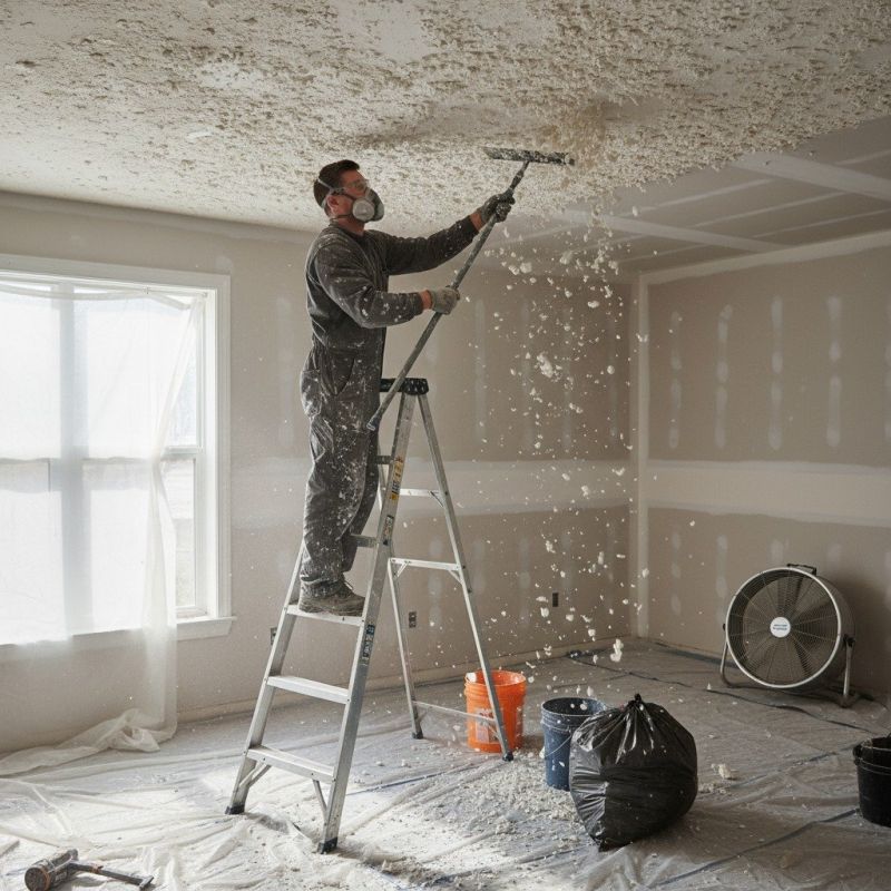 Knockdown Ceiling Removal in Alpharetta, GA