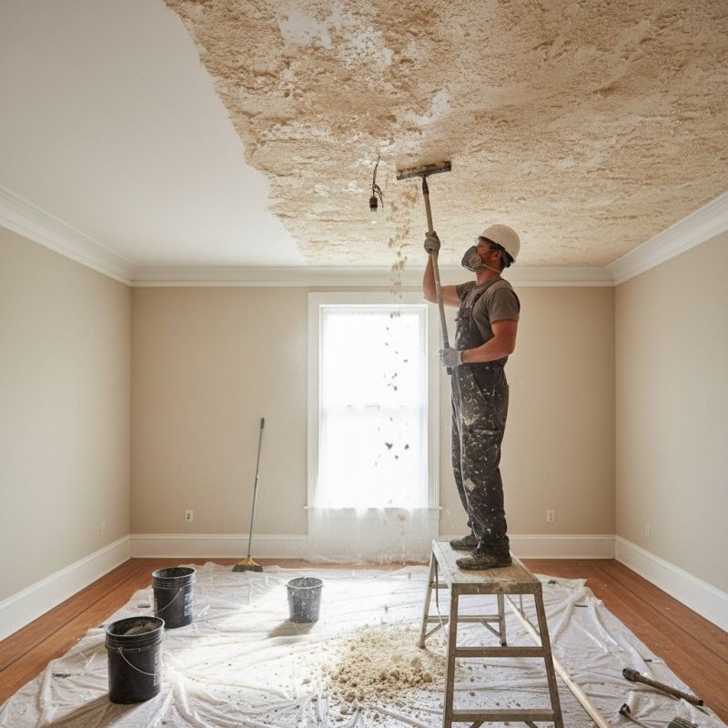 Ceiling Scraping in Corpus Christi, TX