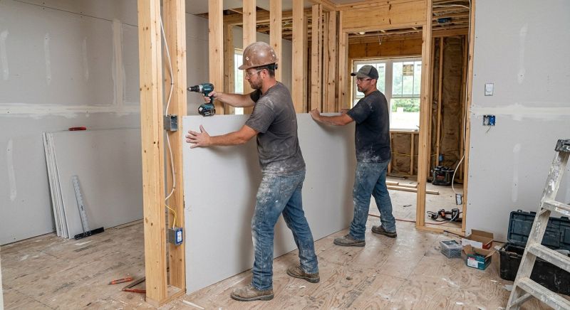 Kitchen Drywall Installation in Conroe, TX